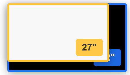 27 inch vs 32 inch TV size comparison
